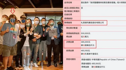 涉性騷導演不只同框陳時中　還包了這些標案！徐巧芯爆：陸委會48.5萬