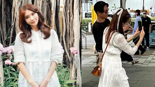 林志玲白絲帶公主頭自帶光芒 東京約會AKIRA