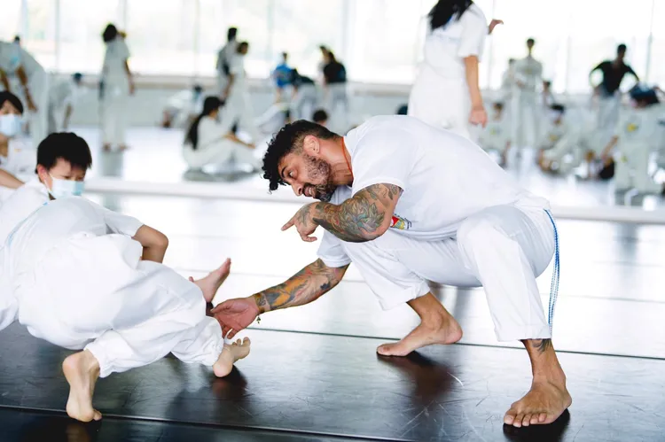 3日由GUETO Capoeira Taiwan舉辦第一屆巴西戰舞晉級頒帶典禮及成果演出。翻攝畫面