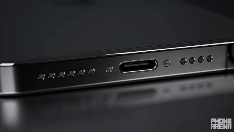 iPhone 15全系列USB-C接口。翻攝PHONE ARENA 