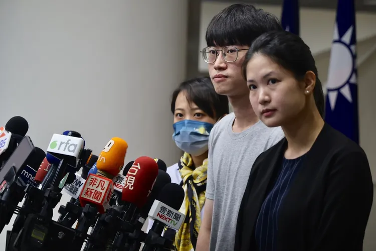 林亮君駁斥王丹稱李先生的控訴是政治攻擊一說。林林攝