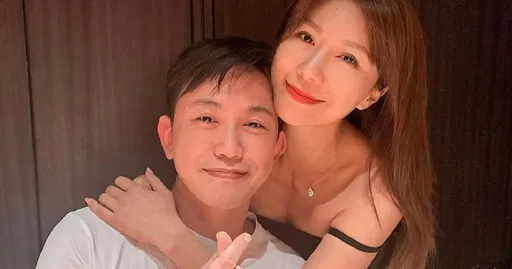 佩甄「貼奶」下半身失蹤!摟醫師夫甜喊:我的光芒是你給的
