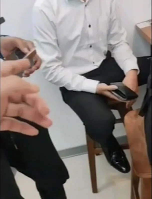 23歲陳姓車手出面取款，被警方逮捕。民眾提供