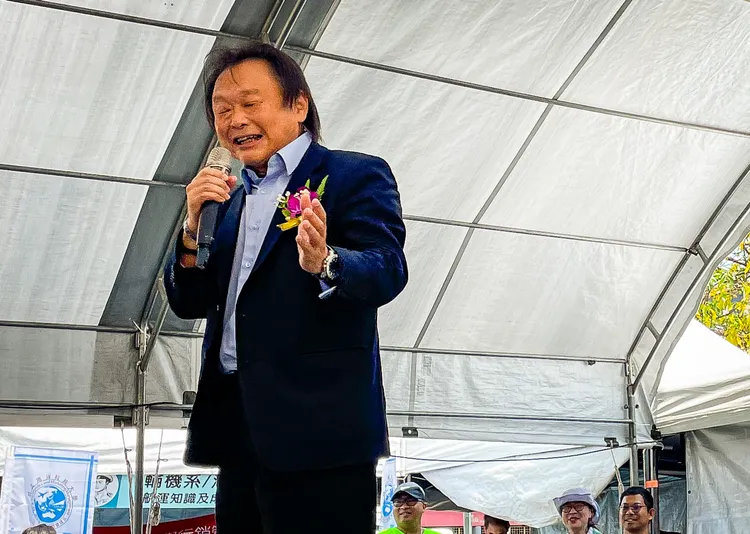 王世堅說，流失的民心，短時間內還是會回來的。賴昀岫攝