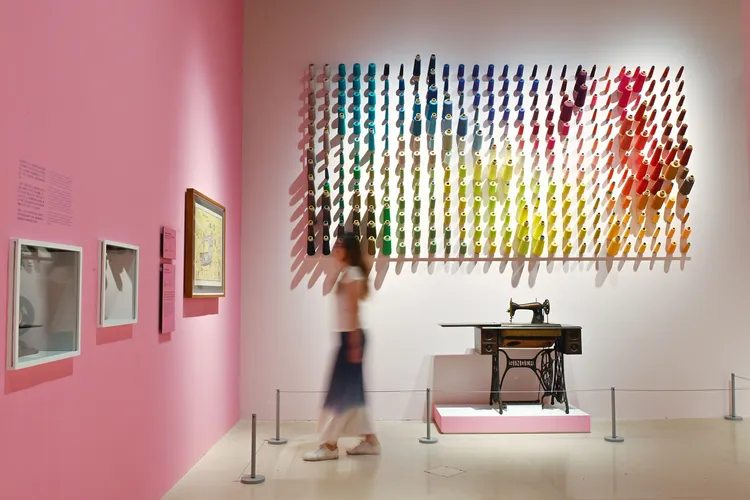 舊時代縫紉機。 館方提供