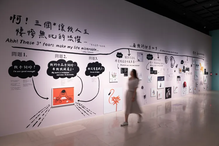 德國藝術家尼曼《週日素描系列》。 館方提供