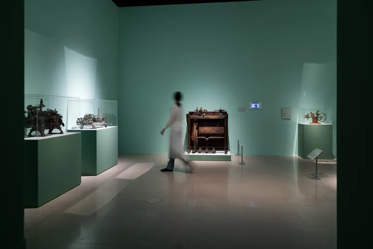 舊時代車床。 館方提供