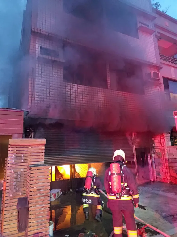 起火處為4樓透天民宅的1樓。民眾提供