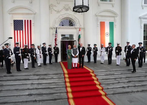 劍指中國！白宮紅毯迎莫迪　美印宣布國防商業協議