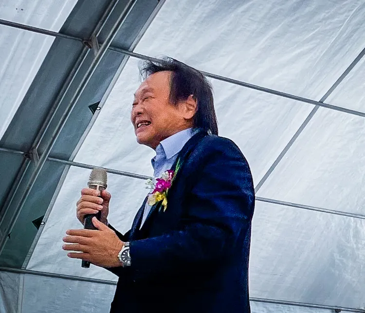 王世堅說要繼續當「柯學家」，直到柯文哲選輸。賴昀岫攝