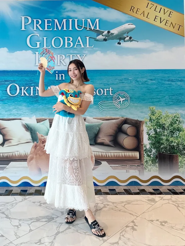 美聲LIVER劉恬君甜甜受困沖繩，心繫接下來台北的演出。劉恬君提供