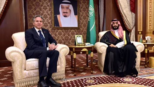 布林肯會沙王儲沙爾曼 談人權議題與抗衡中俄影響力