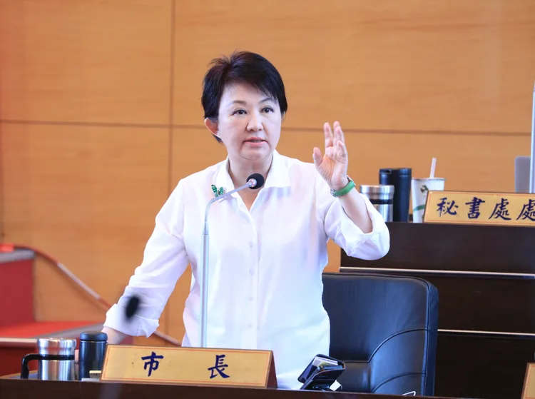 對是大安文化園區媽祖捐贈事宜，盧秀燕說，尊重捐贈者的意願。市府提供