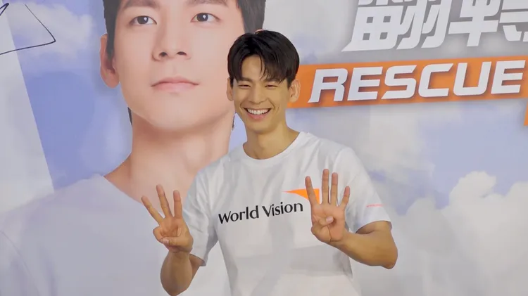 林柏宏帥氣現身。臺孝婷攝