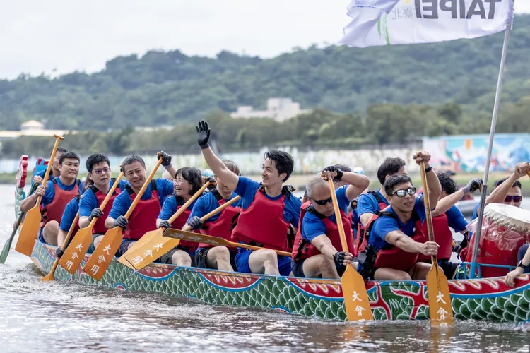 蔣萬安先前表示，2019年有帶大兒子來看比賽。體育局提供