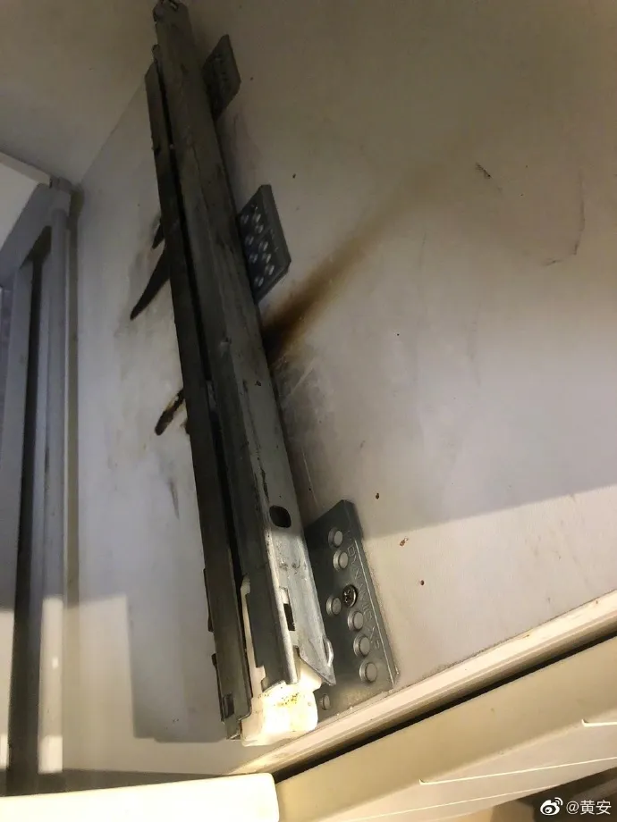 黃安老家因為氣爆受災。取自黃安微博