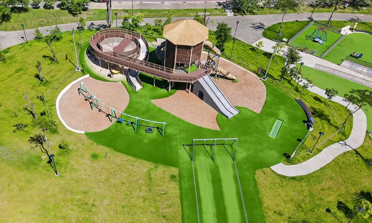 安坑輕軌K09站附近十四張歷史公園。景觀處提供