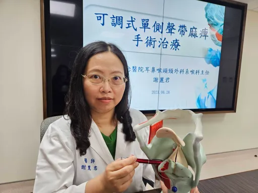 心臟手術併發聲帶麻痺!講話氣音、喝水狂嗆咳 馬偕這招還她美聲