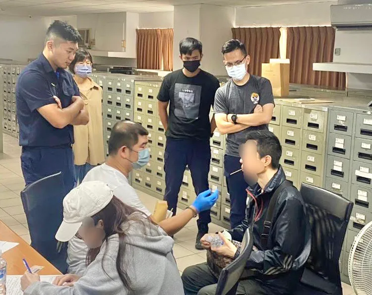 通知家屬採集DNA。翻攝畫面