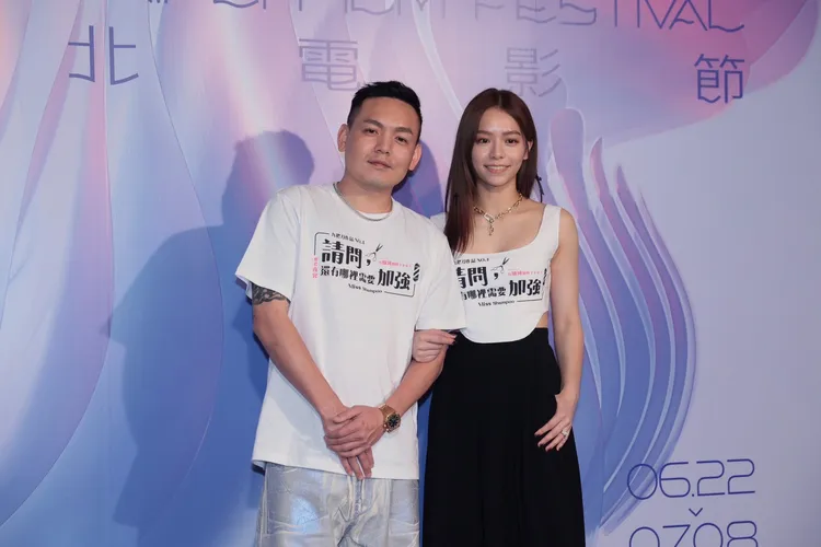 春風（左）、宋芸樺片中CP。彭欣偉攝