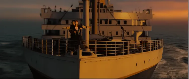 《鐵達尼號》上映後創下許多紀錄。翻攝派拉蒙影業YT