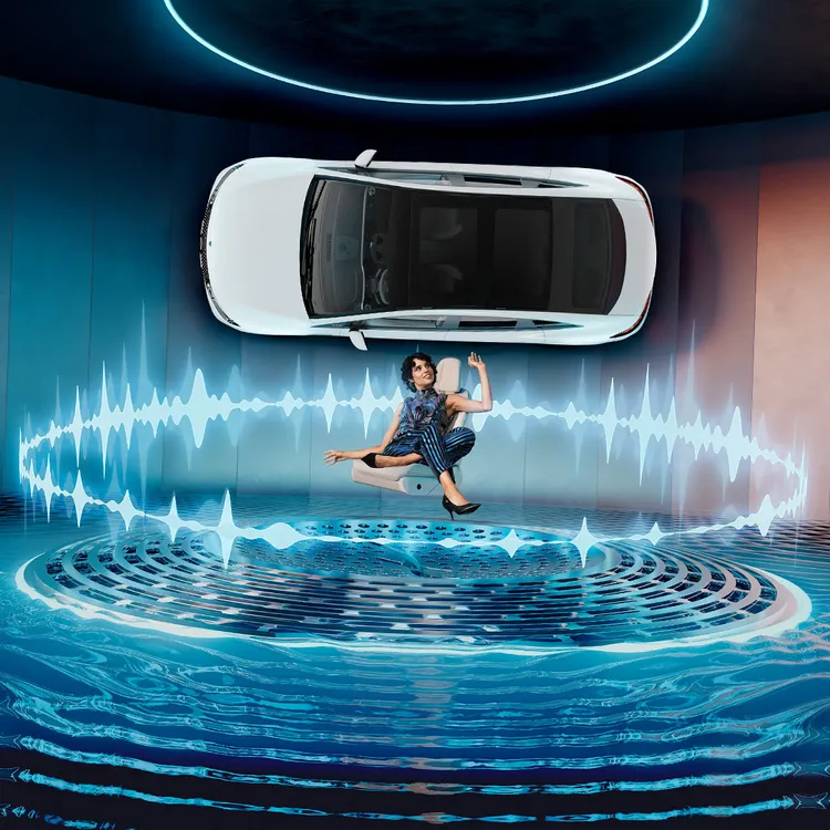 Dolby Atmos與Burmester環場音響系統結合，提供身歷其境的聆聽感受。原廠照片