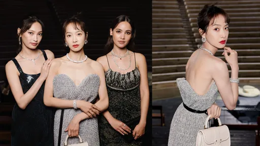 宋茜低胸禮服側露洩春光 希臘「參戰」女神大亂鬥輕鬆拿C位