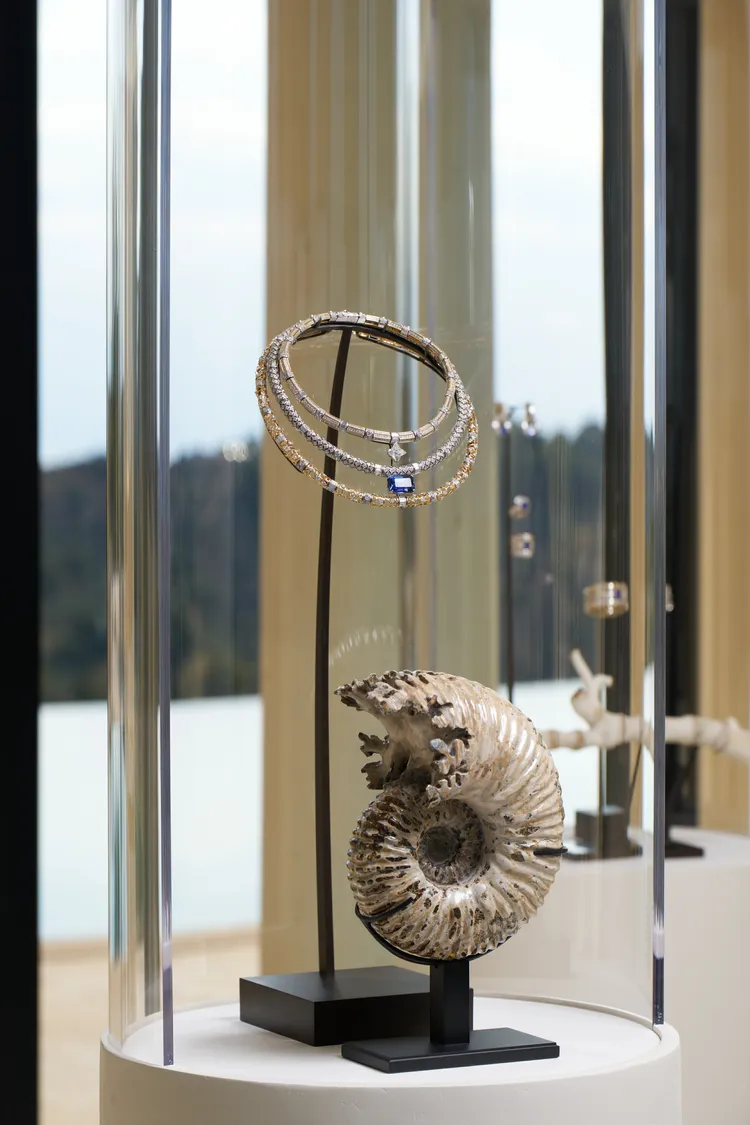 由170餘件作品組成的Deep Time系列，是LV迄今數量最為龐大的高級珠寶系列，由2大篇章、16個主題，回溯地球誕生的起源。品牌提供