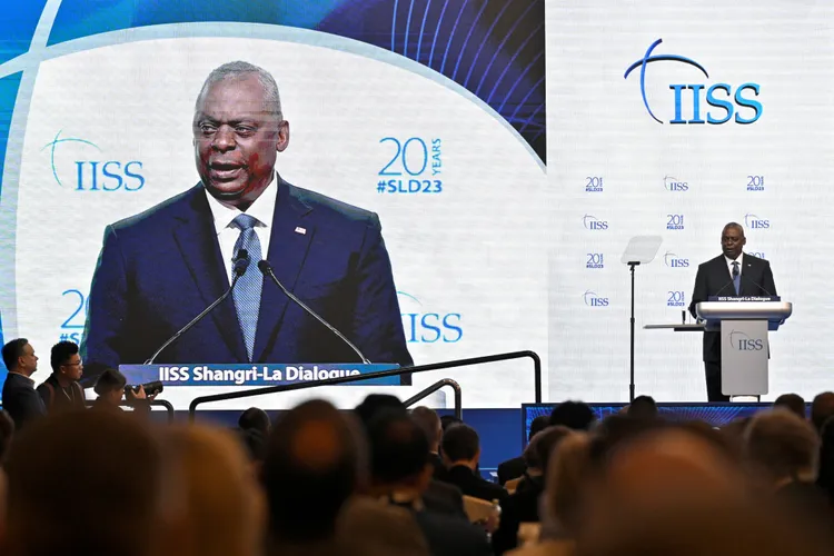 美國國防部長奧斯汀。路透社