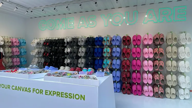 CROCS快閃店。張家玲攝
