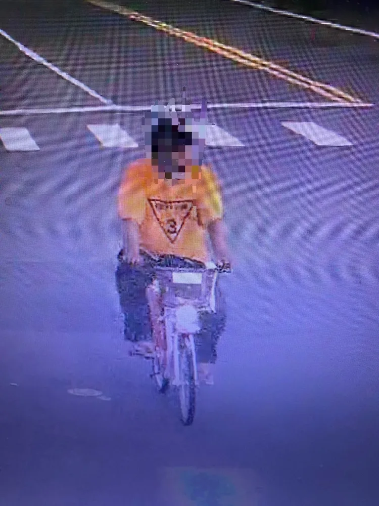 段姓男子涉嫌潑漆，晚間被警方逮捕。翻攝畫面