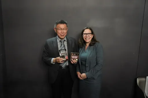 柯文哲二見羅森柏格 密會互動熱絡!大談台美貿易倡議