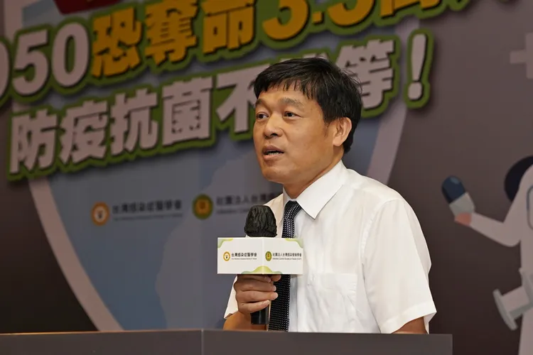 林口長庚醫院兒童感染科邱政洵教授。台灣感染症醫學會提供