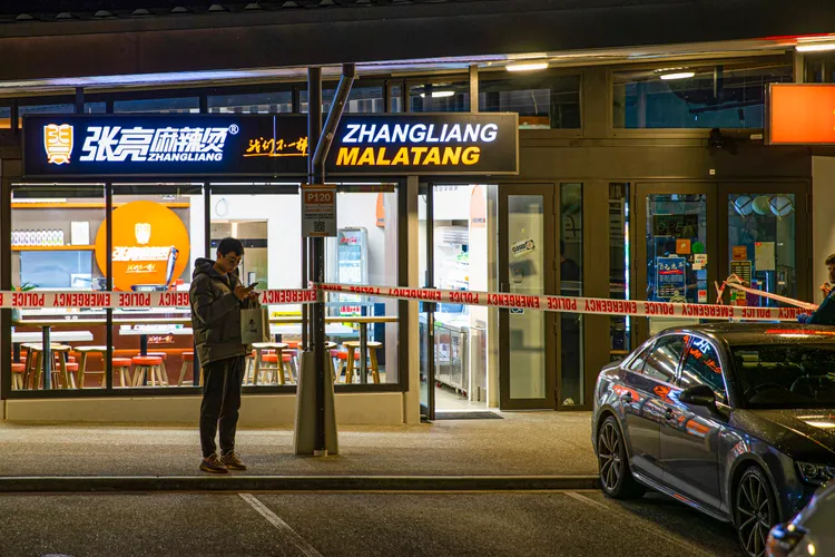 其中一名發生攻擊事件的餐廳。美聯社