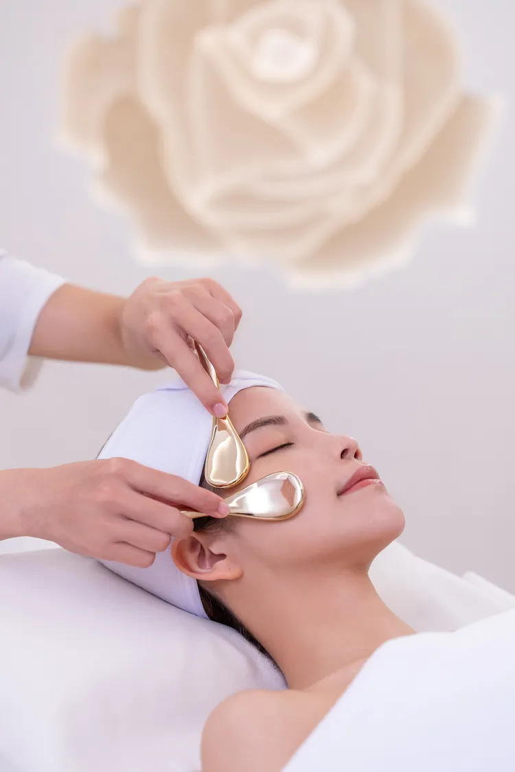 共有5大護膚課程可選。品牌提供