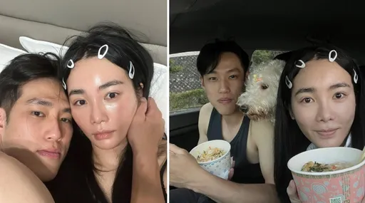 舒子晨甜晒与老公无码床照 新婚温馨吸狗「帮我把不吃的香菜吃光」