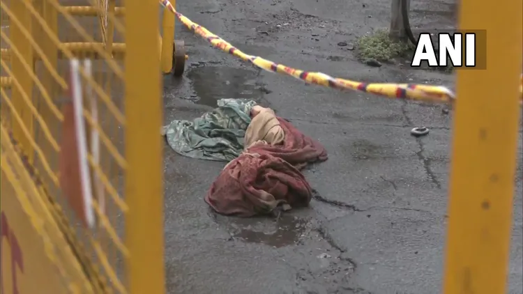 女子的衣物留在現場。ANI TWITTER