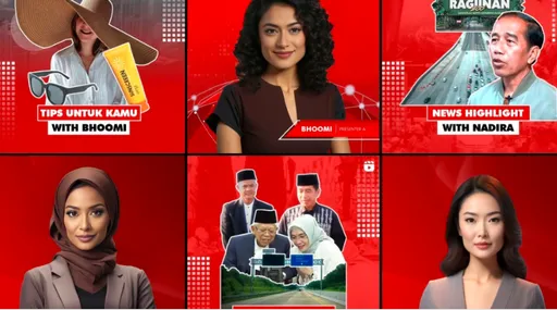 印尼AI新聞主播長這樣 學者:AI沒良知沒人性是缺點