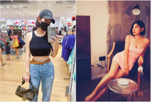 米可白巧露纖腰！鮮肉路人眼神超誠實　她親揭身體密碼「算粗的」