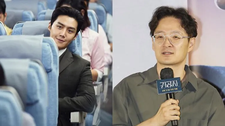 金宣虎（左圖）感謝導演朴勳政對他的信任。翻攝NEW