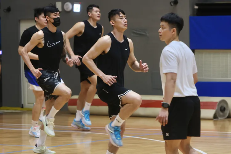 中華男籃今天展開集訓。林林攝