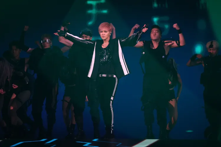 羅志祥展現不凡舞技。彭欣偉攝