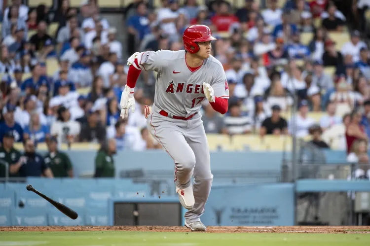 大谷翔平投打俱佳。美聯社