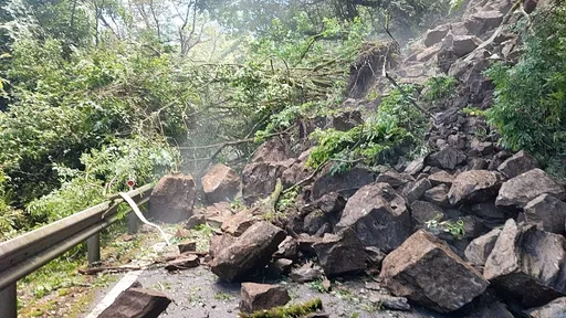 台14甲線翠峰路段大坍方 合歡山公路雙向中斷!已恢復單線通車