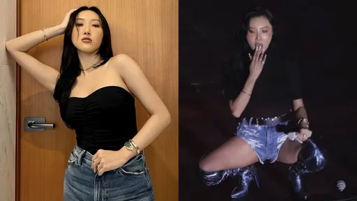 MAMAMOO華莎限制級表演惹議！「伸手舔舌摸下體」遭告淫亂罪