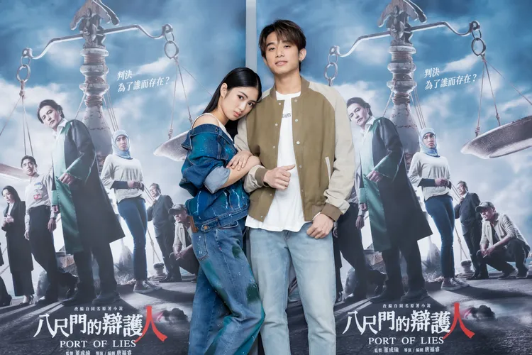 雷嘉汭（左）和初孟軒私交不錯。鏡文學提供