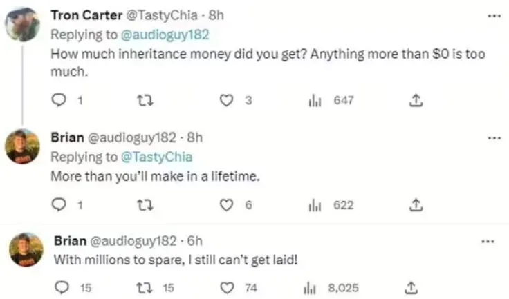 薩斯與網友對話。翻攝推特@audioguy182