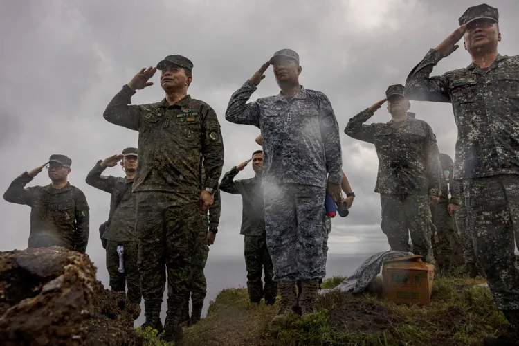 菲律賓軍方6月29日到鄰近台灣的巴丹群島。路透社