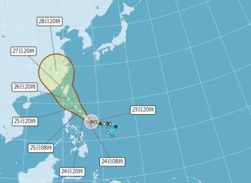 杜蘇芮來勢洶洶!週三影響台灣 陳建仁指示這些部會嚴正以待