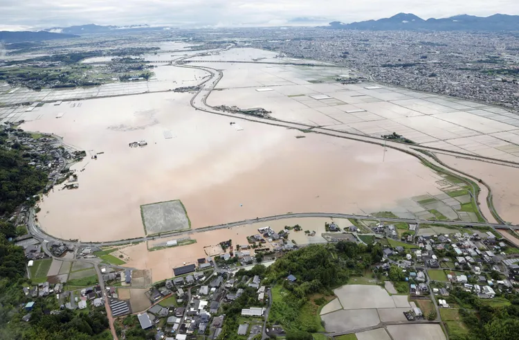 熊本縣益城町災情慘重。路透社/共同社